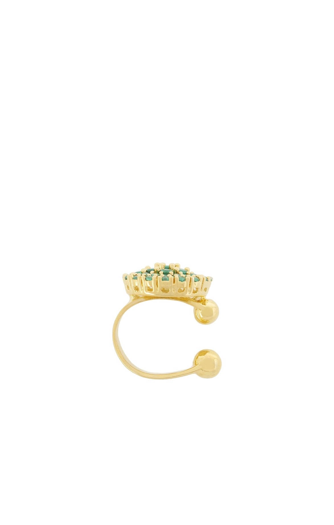 Antria Emmerald Circle Earcuff