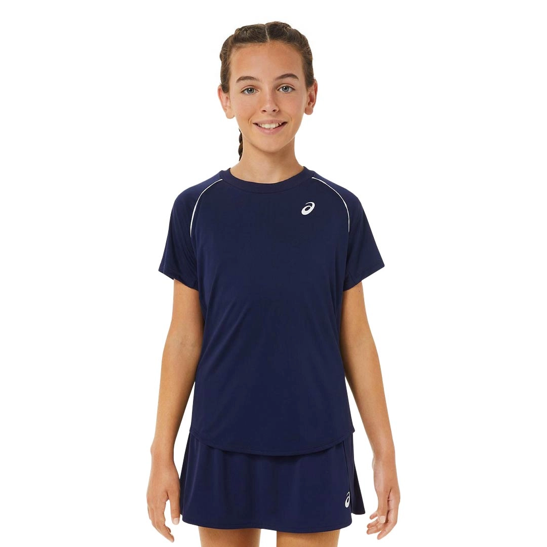 Asics - Girls' (Junior) Tennis Short Sleeve T-Shirt (2044A030 400)