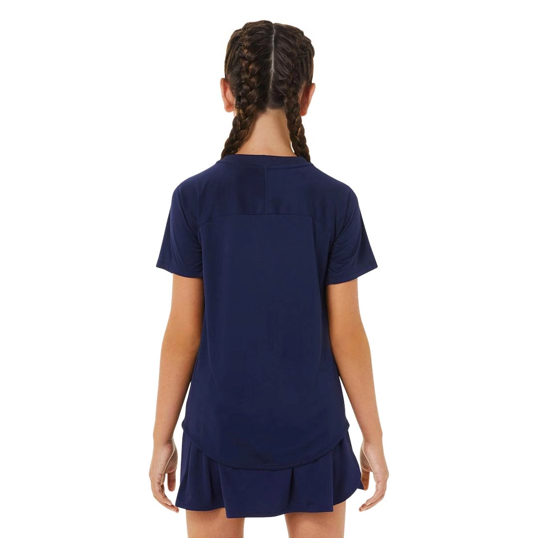 Asics - Girls' (Junior) Tennis Short Sleeve T-Shirt (2044A030 400)