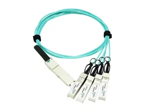Axiom - 100GBase-AOC direct attach cable - QSFP28 to SFP28 - 7 m - fiber optic - Active Optical Cable (AOC) AOC-Q-4S-100G-7M-AX