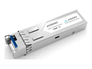 Axiom - SFP (mini-GBIC) transceiver module (equivalent to: Antaira Technologies SFP-WA10-T) - 1GbE - 1000Base-BX-U - LC single-mode AXG98483
