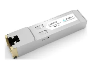 Axiom - SFP  transceiver module (equivalent to: Extreme 10338) - 10GbE - over copper - 10GBase-T - RJ-45 - TAA Compliant AXG98733