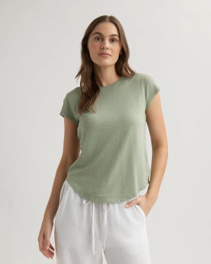 Baby Crew Tee - Olive Grove
