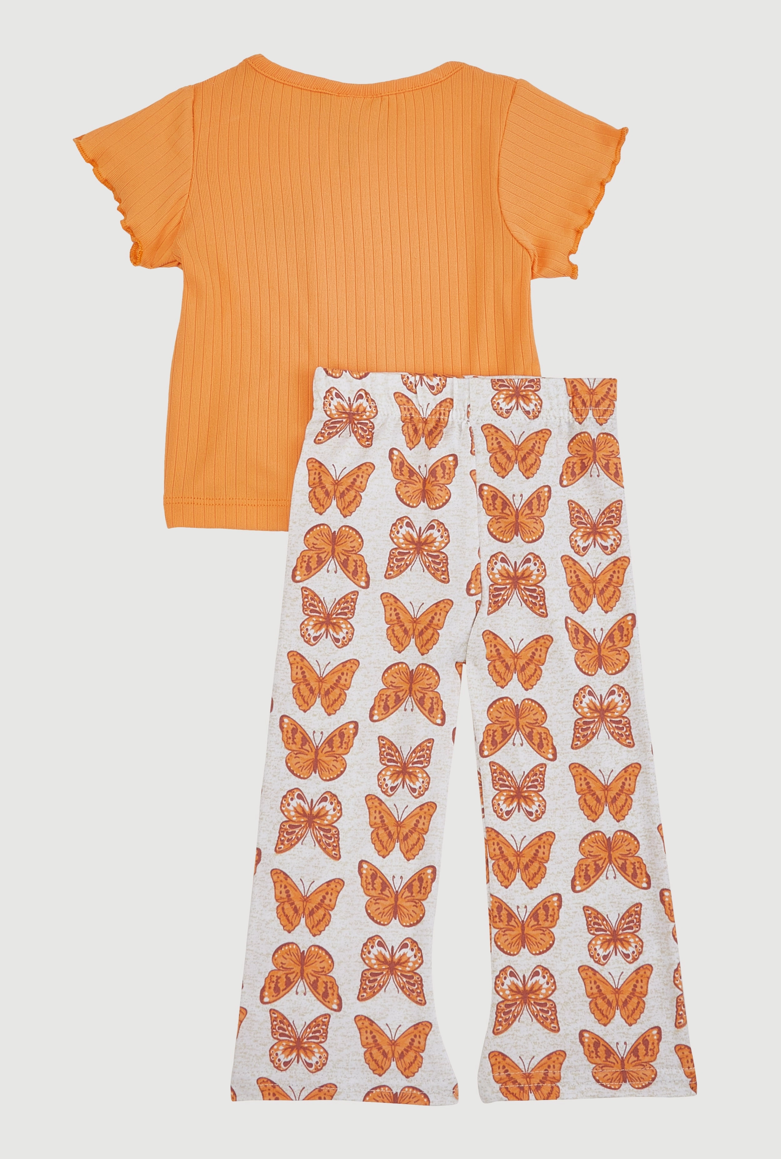 Baby Girls 12-24M Butterfly Graphic Tee and Flared Leggings