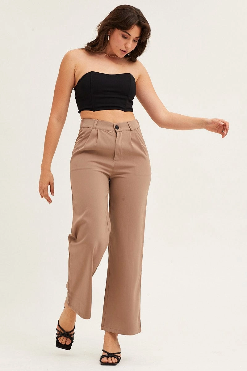 Black Boning Detail Bustier Top