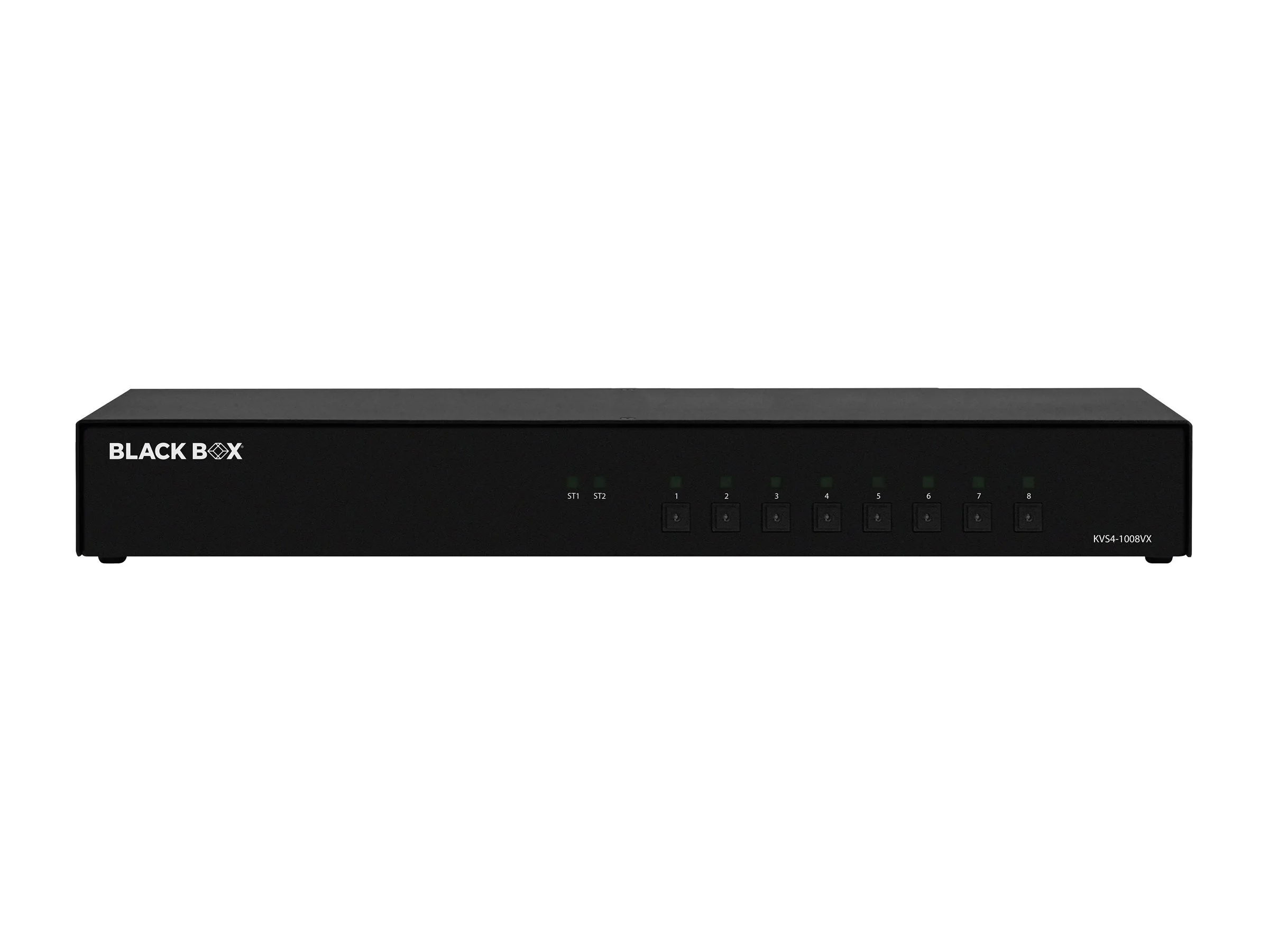 Black Box SECURE KVS4-1008VX - KVM / audio switch - 8 x KVM / audio - 1 local user - desktop - TAA Compliant