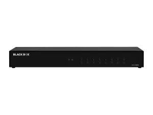 Black Box SECURE KVS4-1008VX - KVM / audio switch - 8 x KVM / audio - 1 local user - desktop - TAA Compliant