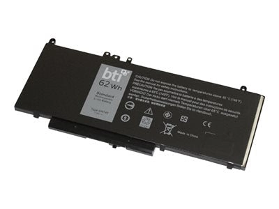 BTI - Notebook battery (equivalent to: Dell 451-BBUN) - lithium ion - 4-cell - 8160 mAh - 62 Wh 451-BBUN-BTI