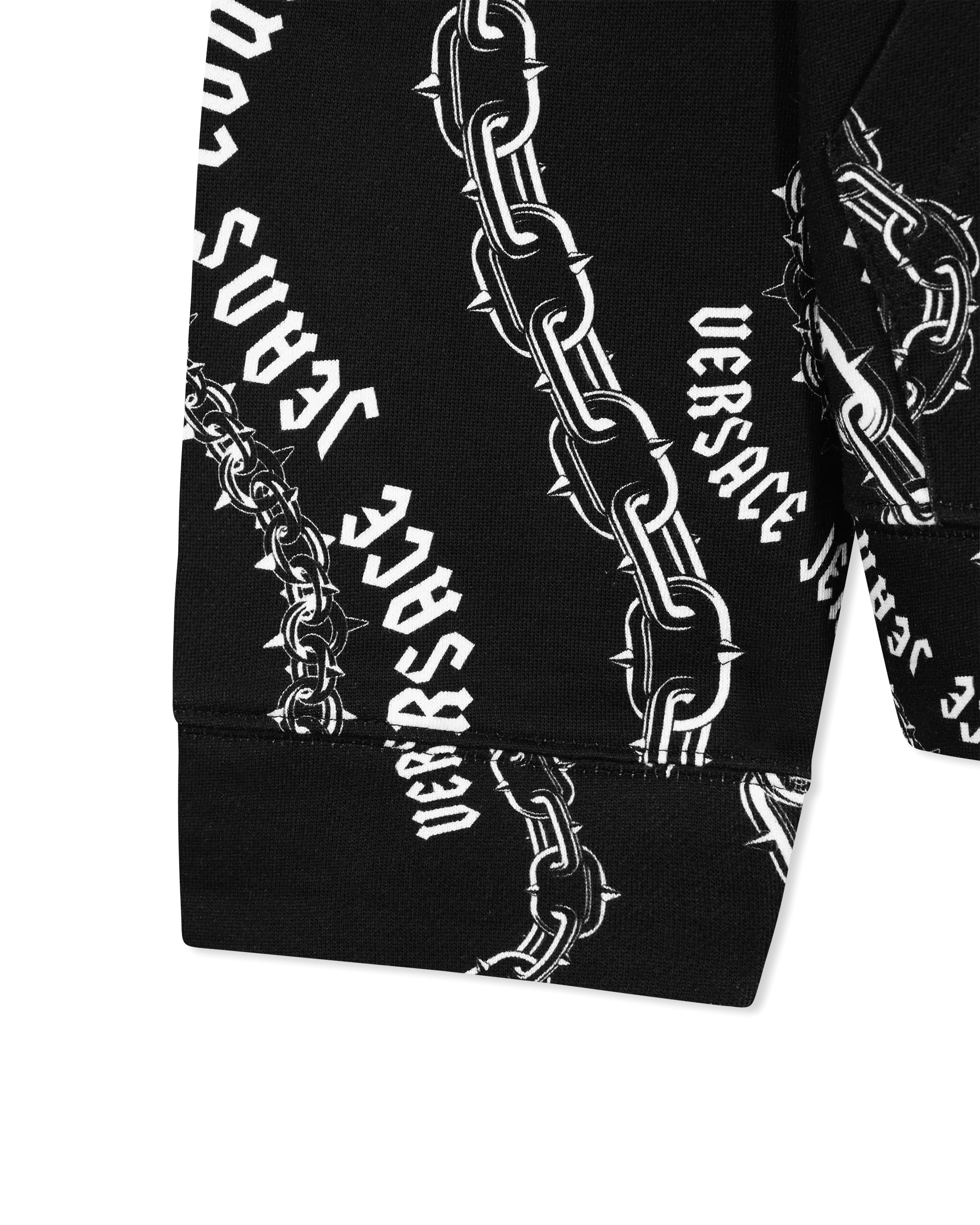 Chain Couture Loose-Fit Hoodie