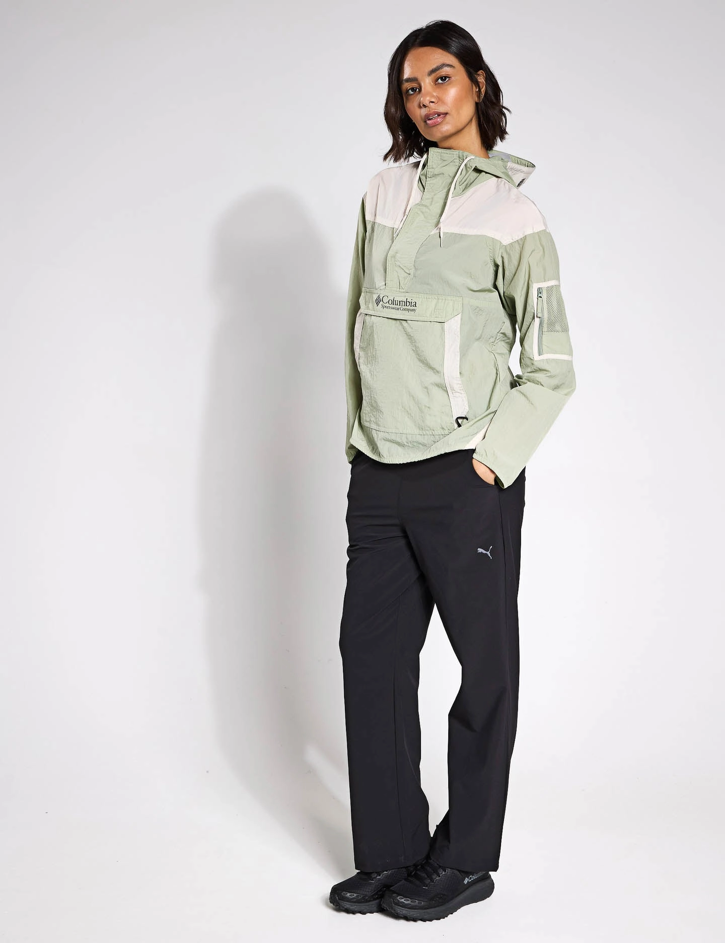 Challenger II Windbreaker - Safari/Dark Stone