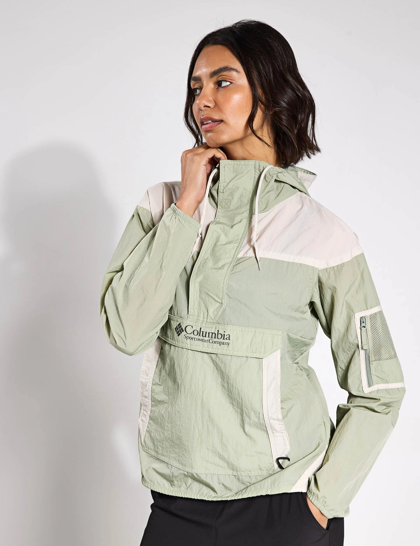 Challenger II Windbreaker - Safari/Dark Stone