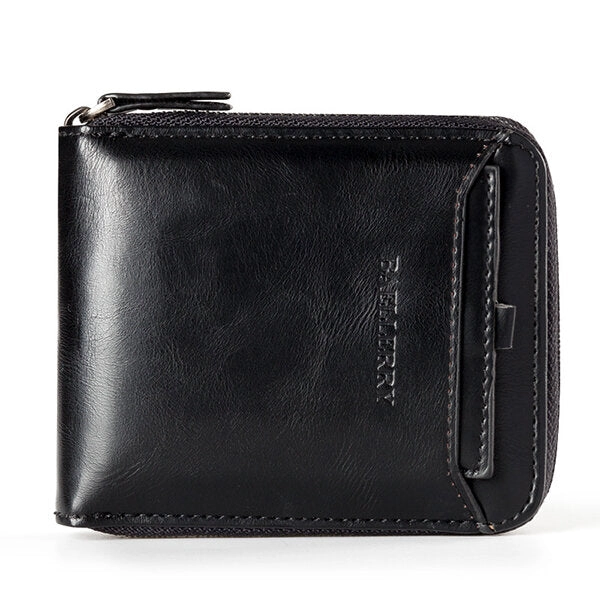 Couples Wallet Vintage PU Leather Short Zipper Card Holder Vertical Horizontal Wallets