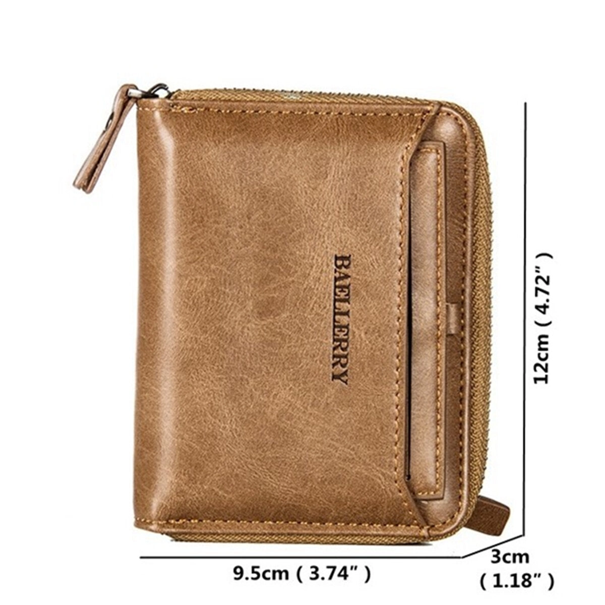 Couples Wallet Vintage PU Leather Short Zipper Card Holder Vertical Horizontal Wallets