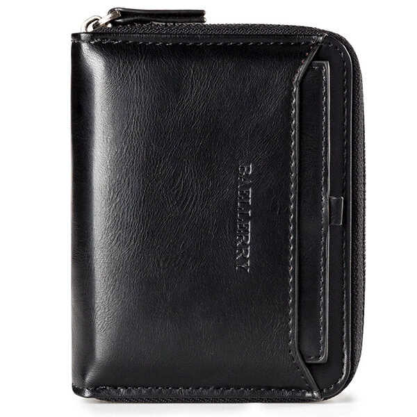 Couples Wallet Vintage PU Leather Short Zipper Card Holder Vertical Horizontal Wallets
