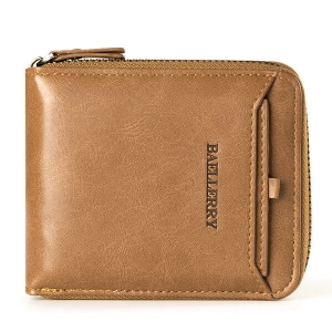 Couples Wallet Vintage PU Leather Short Zipper Card Holder Vertical Horizontal Wallets