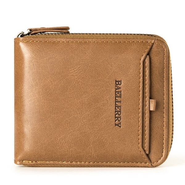 Couples Wallet Vintage PU Leather Short Zipper Card Holder Vertical Horizontal Wallets