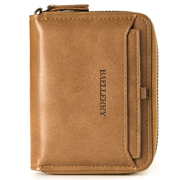 Couples Wallet Vintage PU Leather Short Zipper Card Holder Vertical Horizontal Wallets