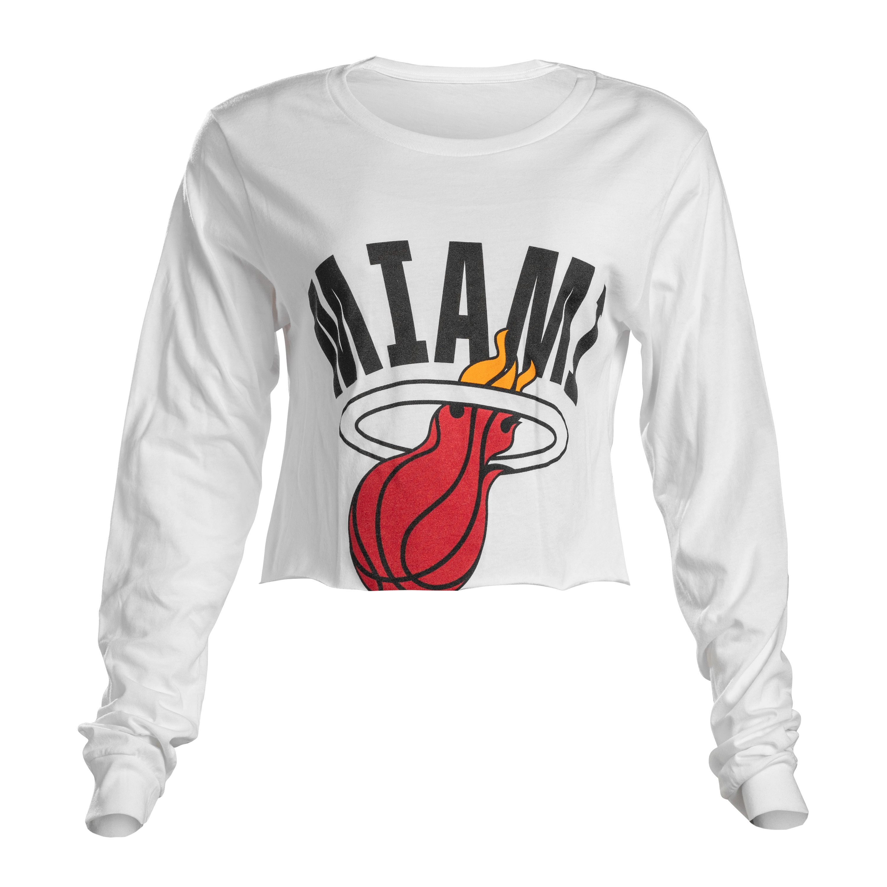 Court Culture Vintage White Miami Women's Crop