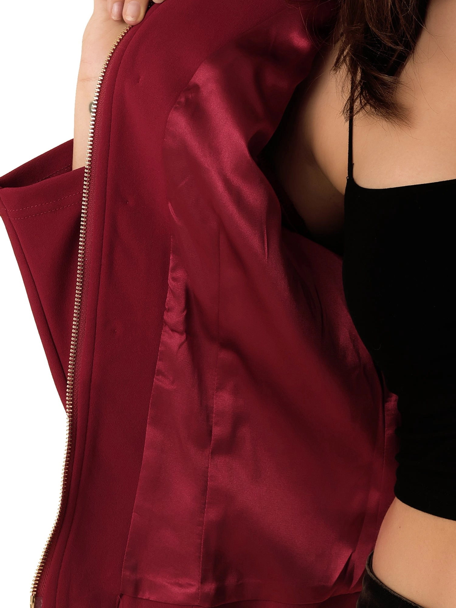 Crop Vintage Double Breasted Motorcycle Zip Up Steampunk Jacket