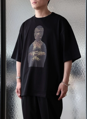 Dama Con Lermellino Cotton Graphic Top