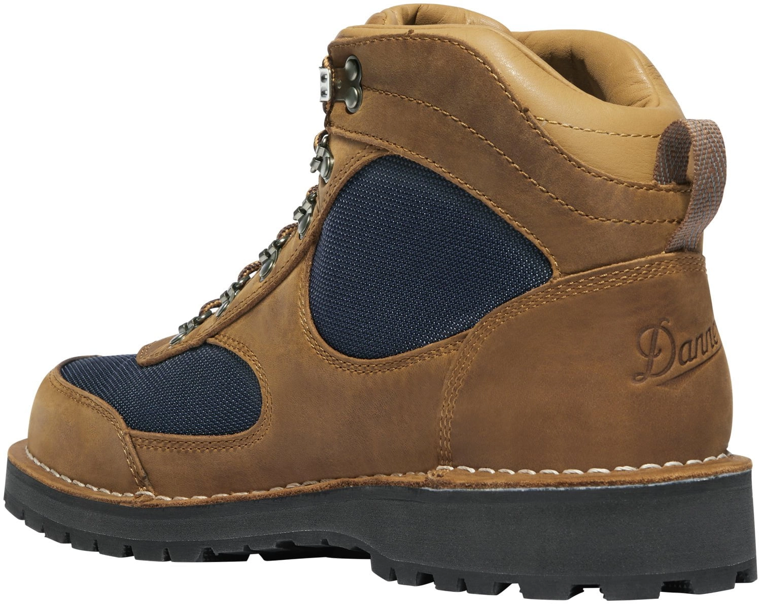 Danner Mens Cascade Crest GTX Grizzly Brown/Ursa Blue Leather Hiking Boots