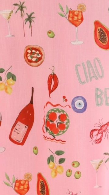 Dolce Vita Button Up Shirt and Shorts Set - Pink