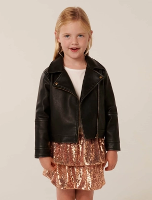 Dominique Girls Biker Jacket