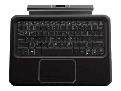 DT Research - Keyboard - detachable, slim - with touchpad - backlit - magnetic dock - QWERTY ACC-KB302-B