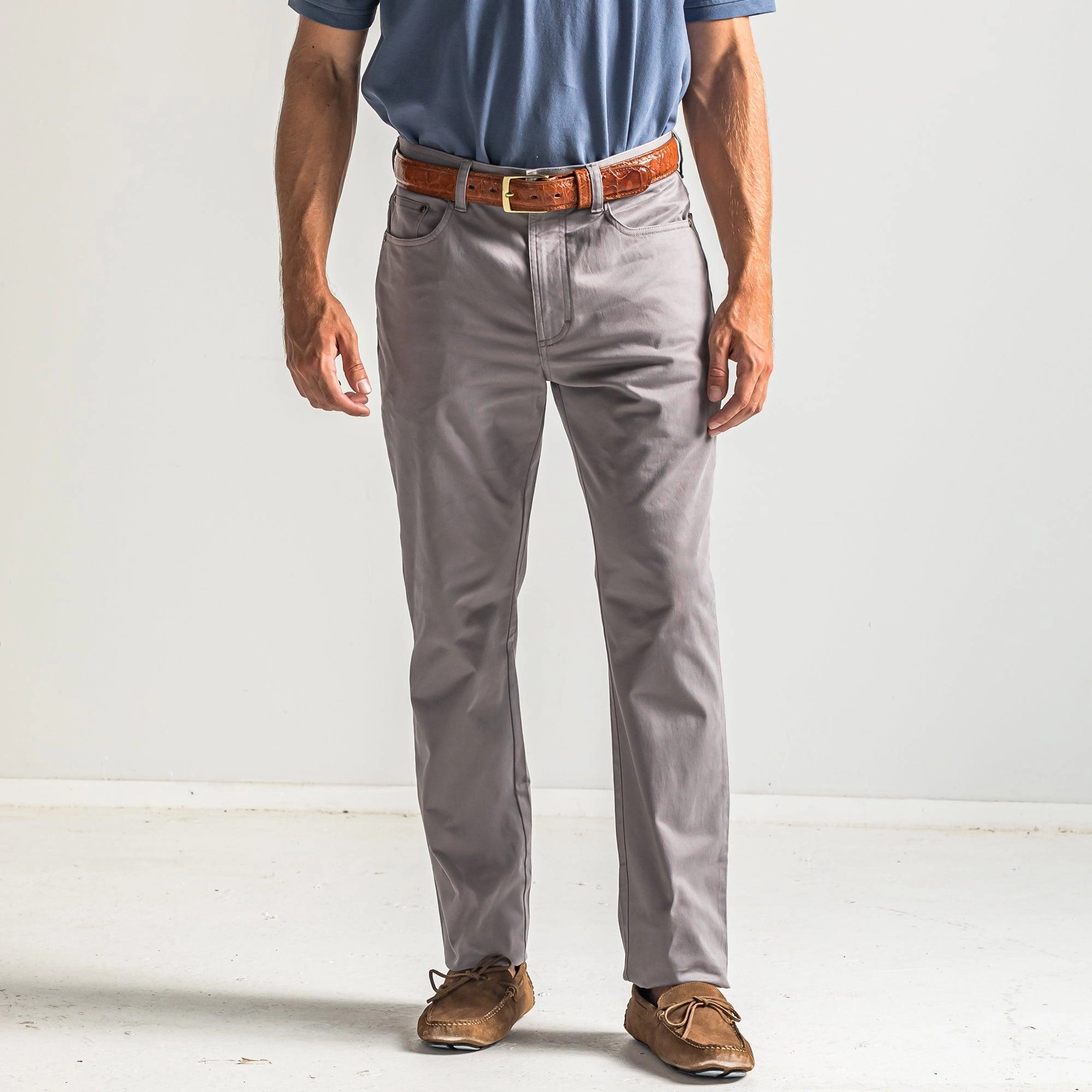 Flex Five Pocket Stretch Pant - Steel Grey