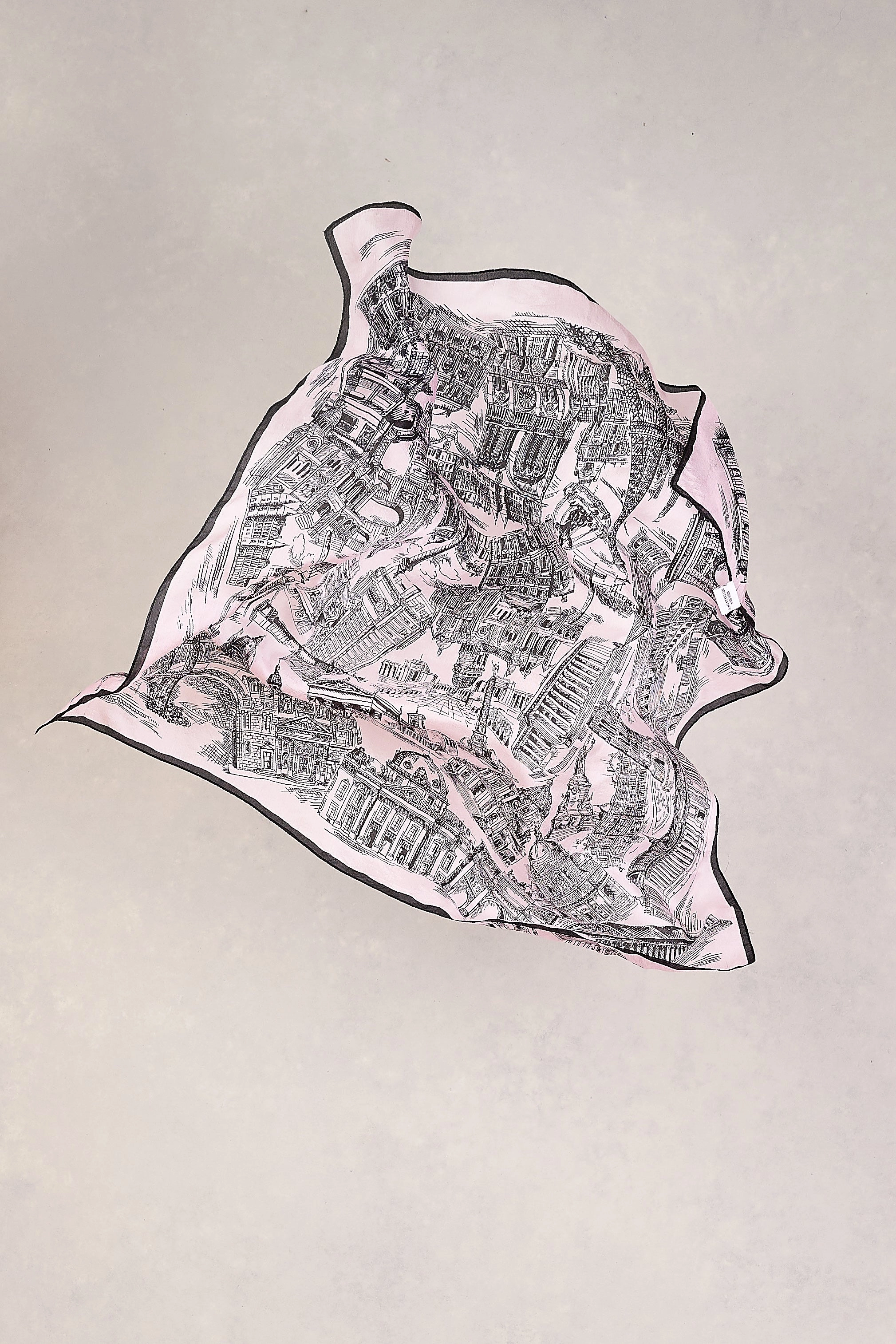 France Capital Silk Scarf - Multi