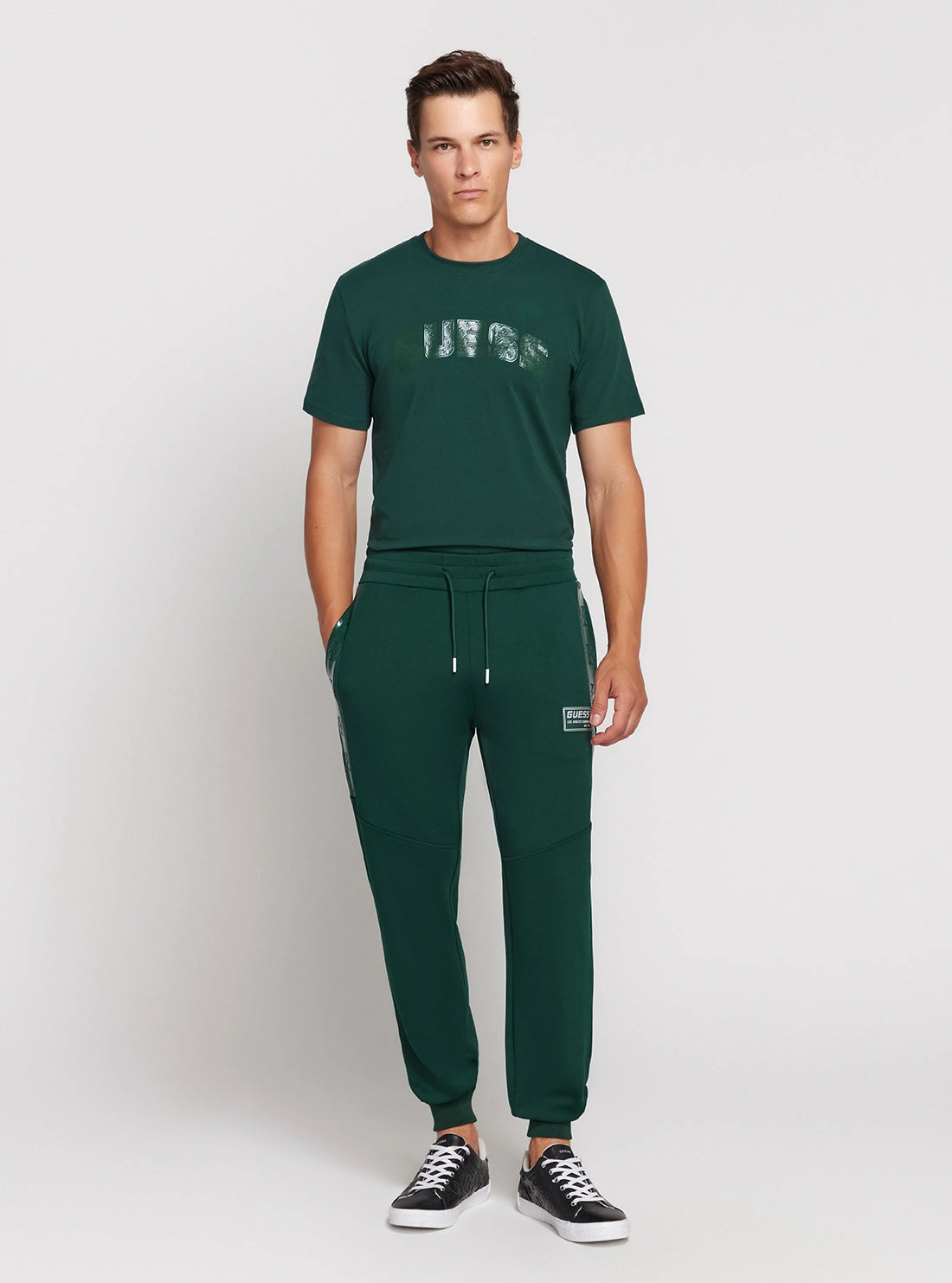 Green Gaston Cuffed Pants
