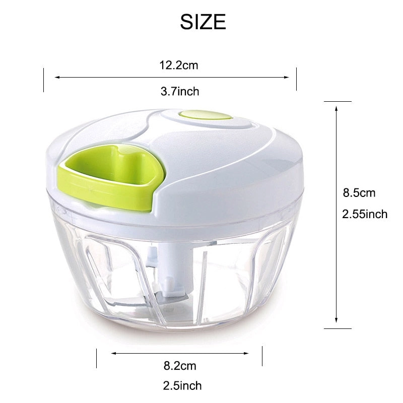 Hand Pull Vegetable Cutter Onion Garilc Potato Blades Mincer