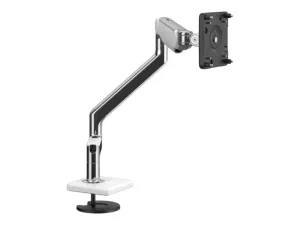 Humanscale M2.1 - Mounting kit (monitor arm) - for LCD display - silver, gray trim - mounting interface: 100 x 100 mm - desk-mountable M21NTNBSMTB