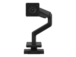 Humanscale M8.1 - Mounting kit (articulating arm) - for flat panel - with charging hub - black with black trim - desk-mountable M81M33CBBTBNA