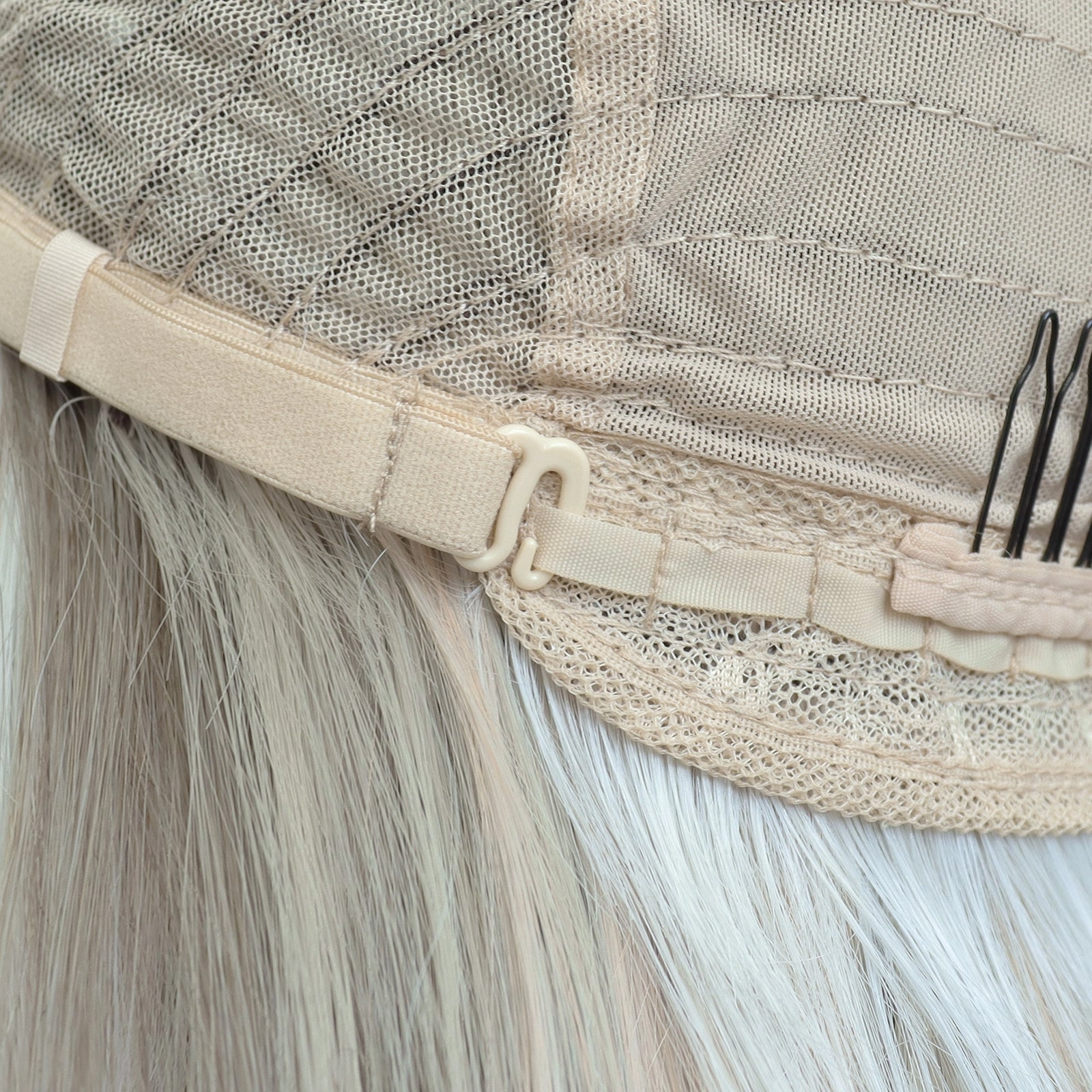 IMstyle Aria calico style grey beige blonde layer cut T-part lace front Glueless wigs TK126-2479