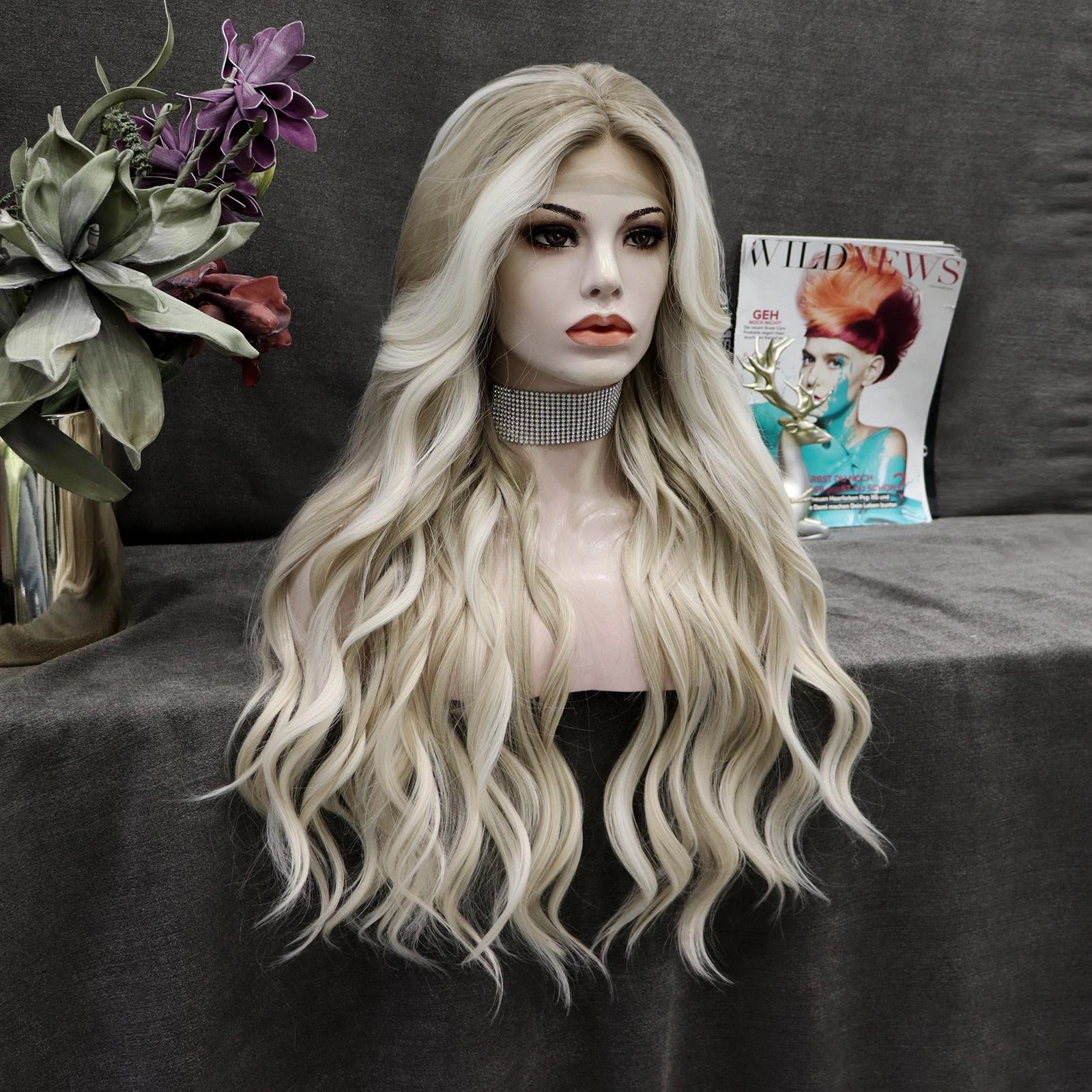 IMstyle Rebecca new ombre color wavy 26 inches dark root T-part lace front TS65-raise-2182