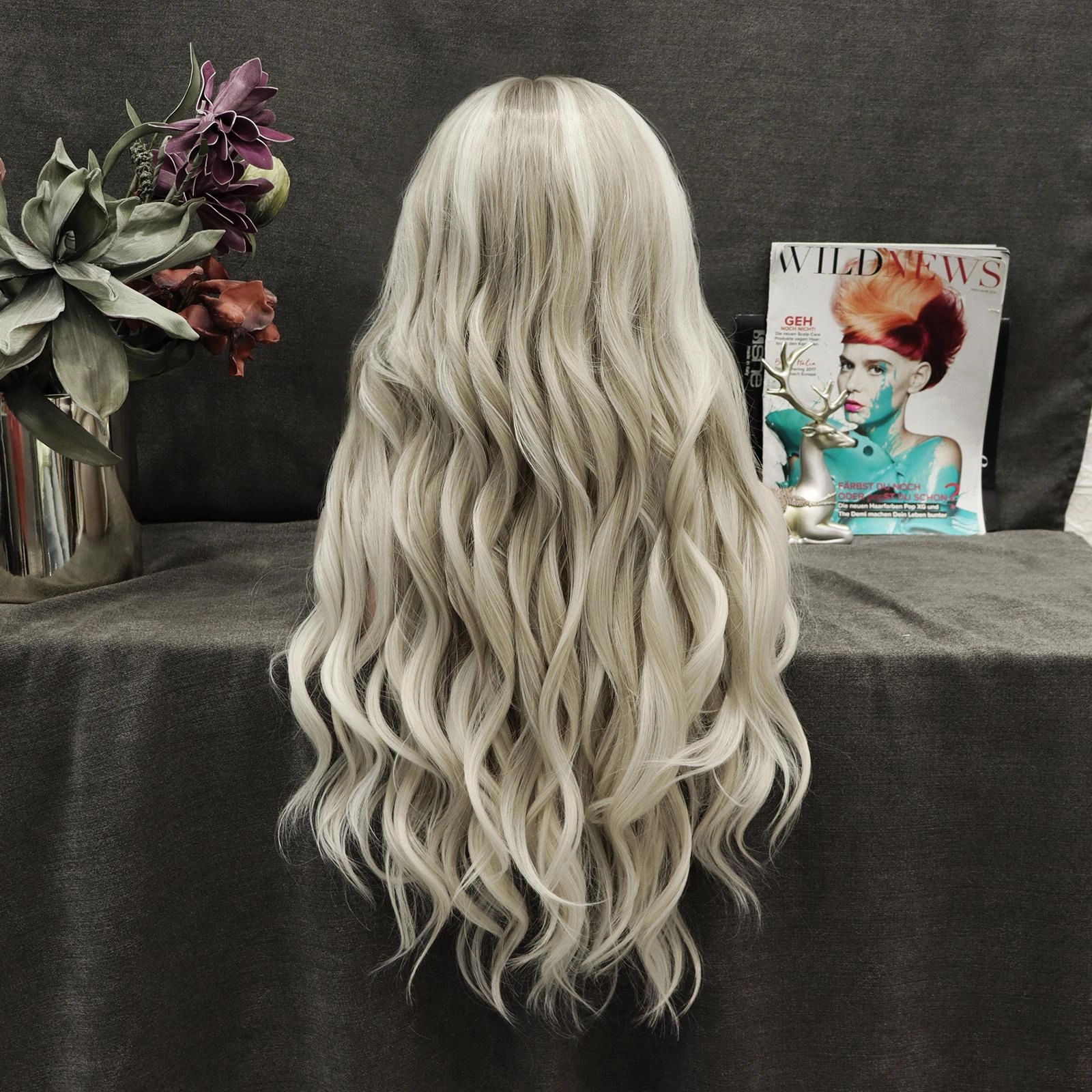 IMstyle Rebecca new ombre color wavy 26 inches dark root T-part lace front TS65-raise-2182
