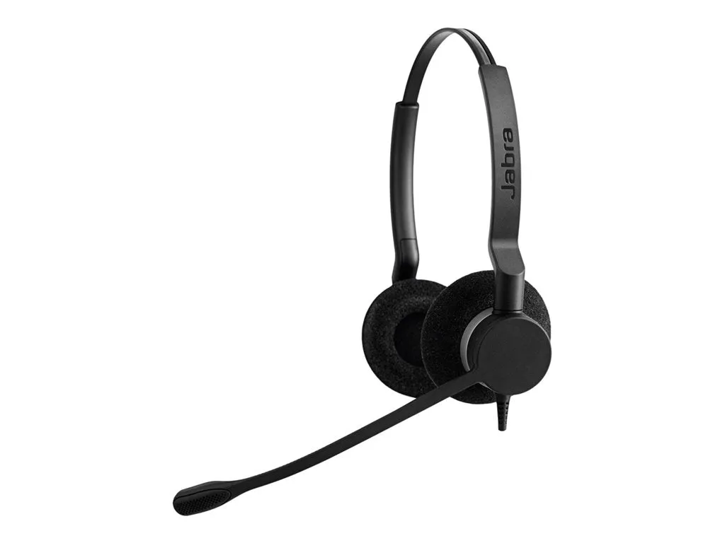 Jabra BIZ 2300 QD Duo - Headset - on-ear - wired - Quick Disconnect 2309-820-105