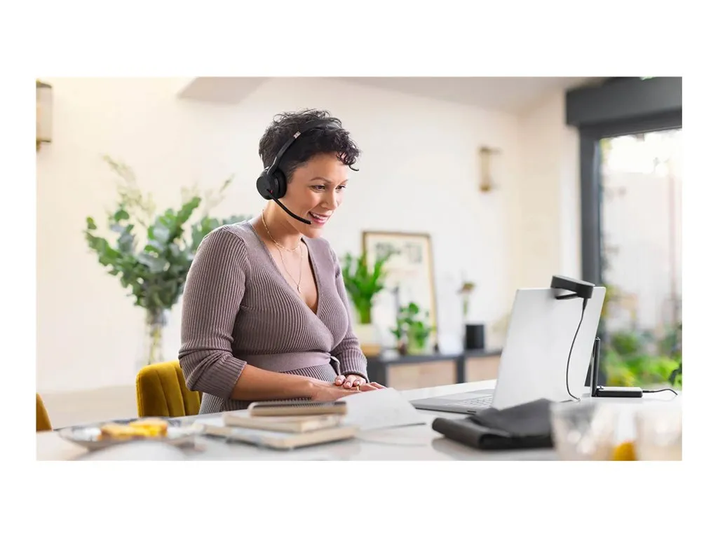 Jabra Evolve2 55 UC Stereo - Headset - on-ear - Bluetooth - wireless - active noise canceling - USB-A via Bluetooth adapter - 25599-989-999-01