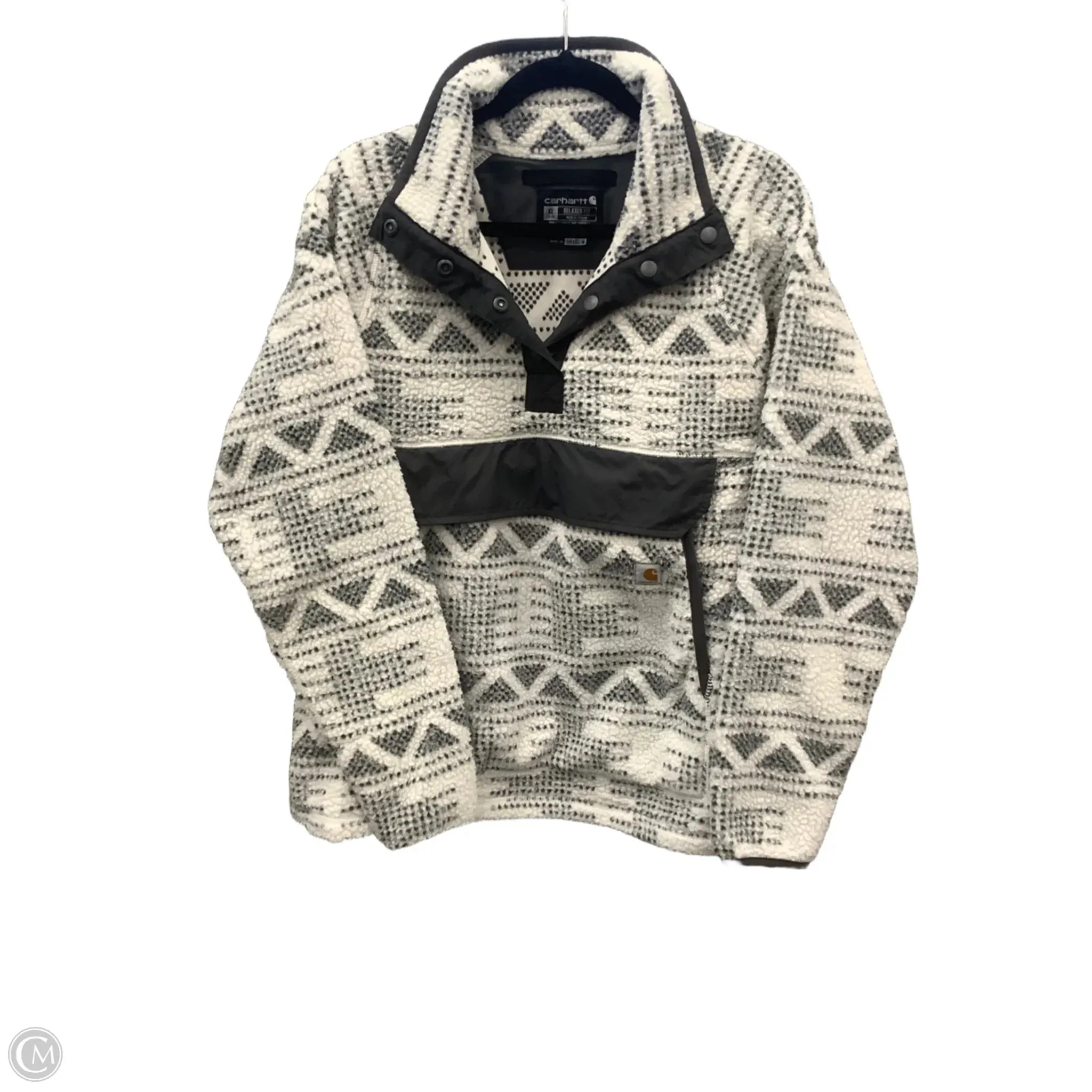Jacket Fleece By Carhartt In Grey, Size: Xl