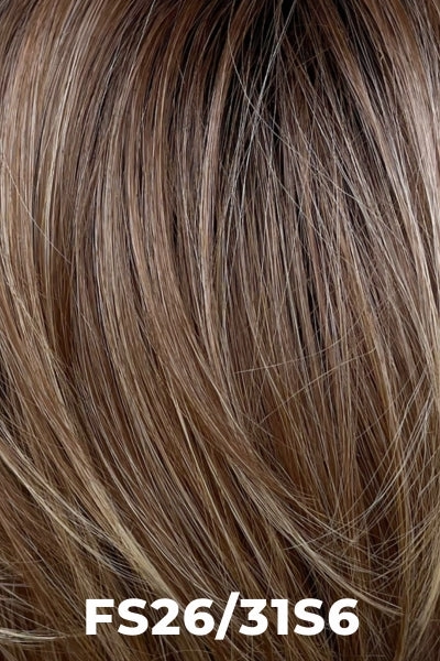 Jon Renau Toppers - EasiPart XL French 12" (#753) - Remy Human Hair