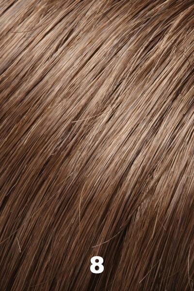 Jon Renau Toppers - EasiPart XL French 12" (#753) - Remy Human Hair