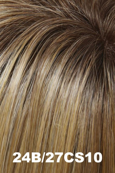 Jon Renau Toppers - EasiPart XL French 12" (#753) - Remy Human Hair