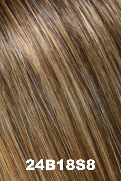 Jon Renau Toppers - EasiPart XL French 12" (#753) - Remy Human Hair
