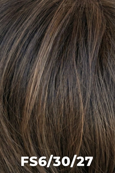 Jon Renau Toppers - EasiPart XL French 12" (#753) - Remy Human Hair