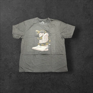 Justin Brands T-Shirt J-G3159 Rattling Boots in Charcoal
