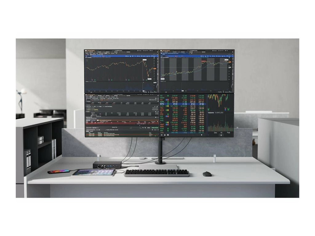 Kensington SD4880P - Docking station - USB-C / USB4 / Thunderbolt 3 / Thunderbolt 4 - 2 x HDMI, 2 x DP - 1GbE, 2.5GbE K34113NA