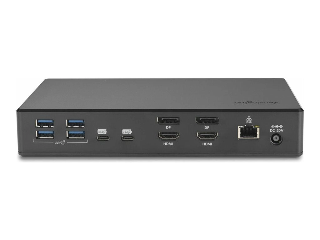 Kensington SD4880P - Docking station - USB-C / USB4 / Thunderbolt 3 / Thunderbolt 4 - 2 x HDMI, 2 x DP - 1GbE, 2.5GbE K34113NA