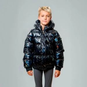 Kids' Unisex Chickadee Coat - Oily Black