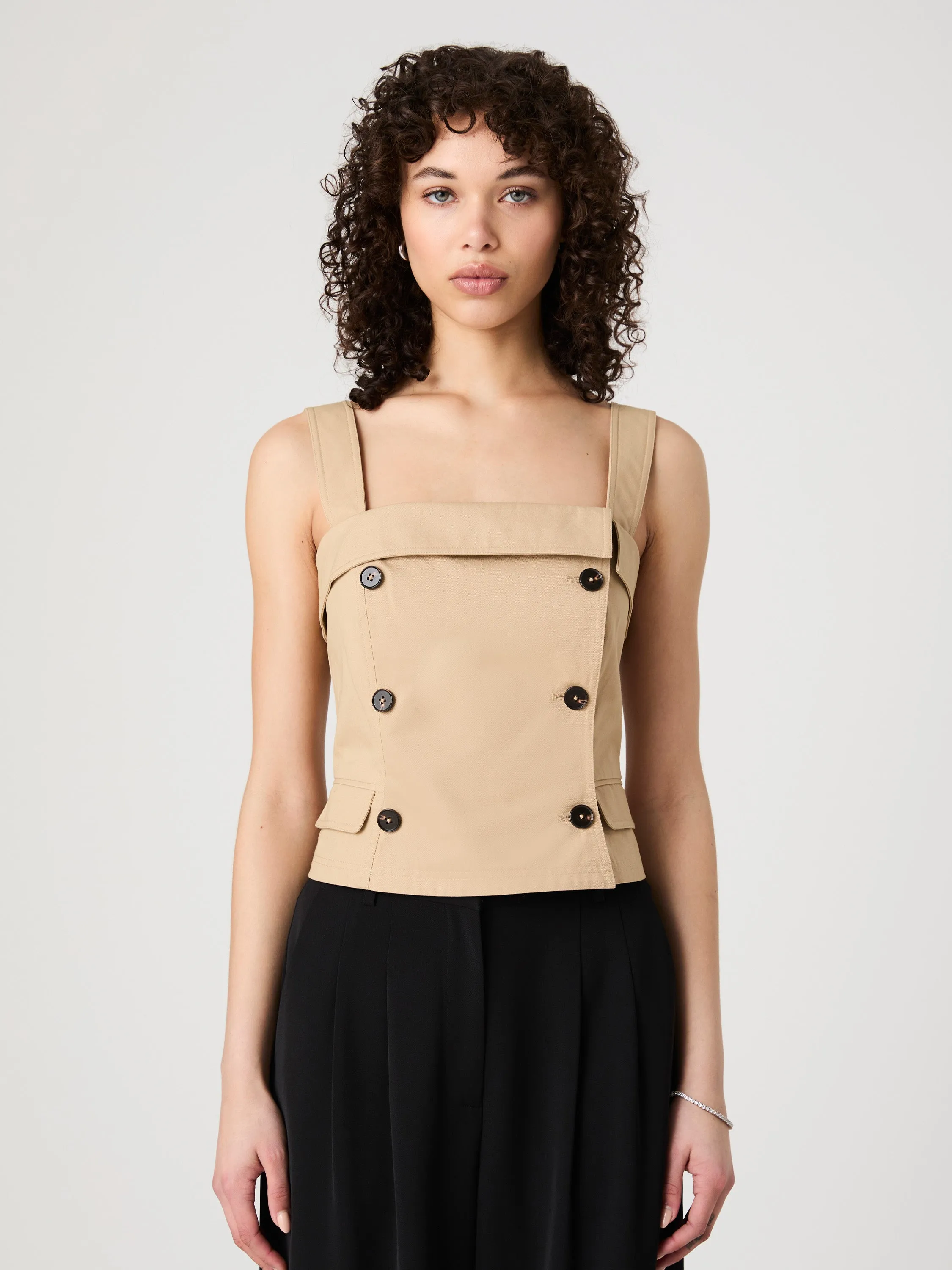 Lightweight Trench Top